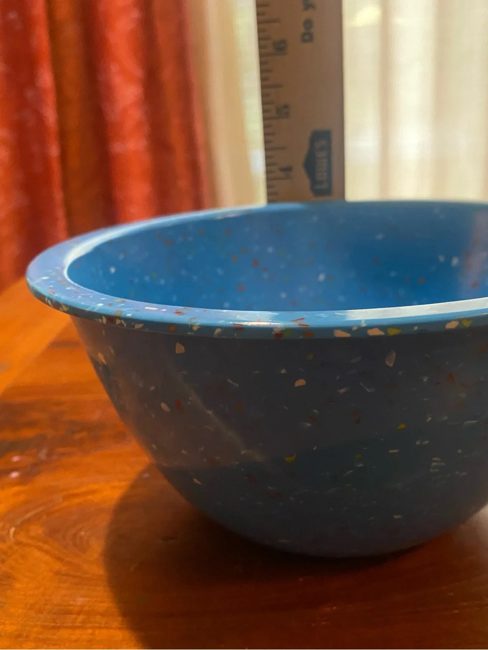 Zak Blue Confetti  Mixing Bowl